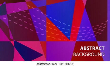 modern geometric abstract background - Vector