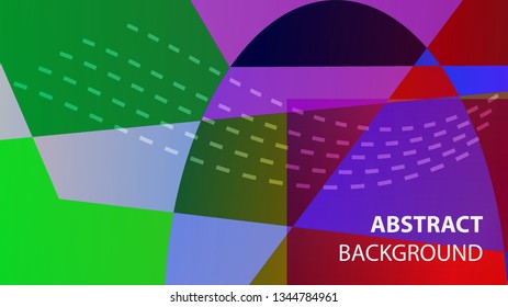 modern geometric abstract background - Vector