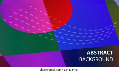 modern geometric abstract background - Vector