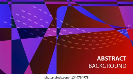 modern geometric abstract background - Vector