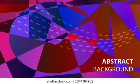 modern geometric abstract background - Vector