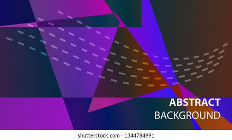 modern geometric abstract background - Vector