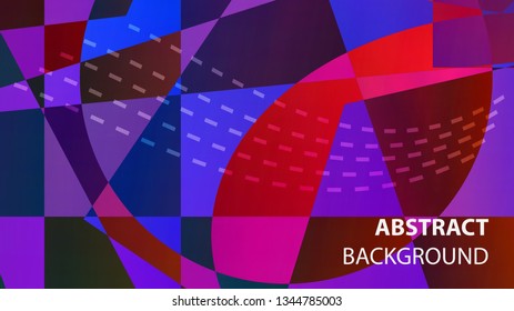 modern geometric abstract background - Vector