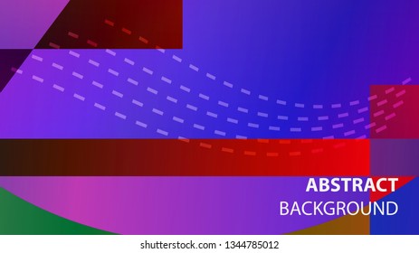 modern geometric abstract background - Vector
