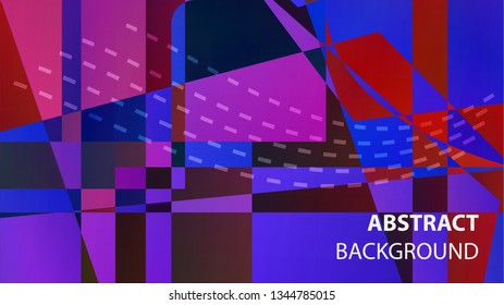 modern geometric abstract background - Vector
