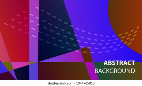 modern geometric abstract background - Vector