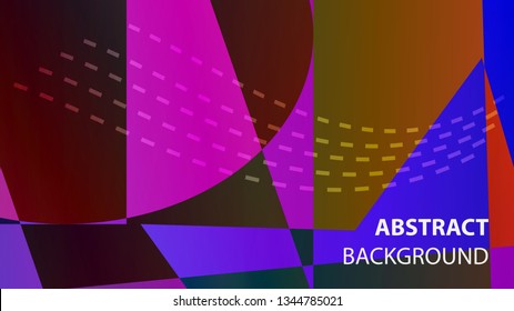 modern geometric abstract background - Vector