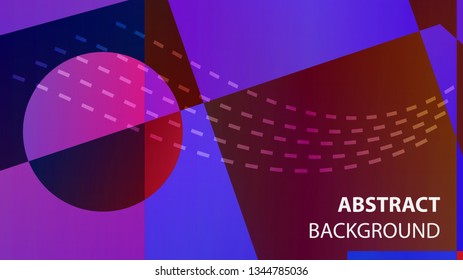 modern geometric abstract background - Vector