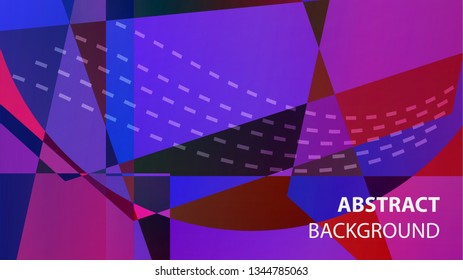 modern geometric abstract background - Vector