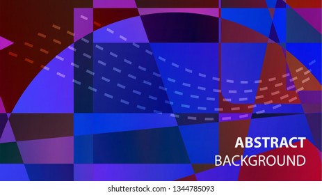 modern geometric abstract background - Vector