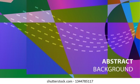 modern geometric abstract background - Vector