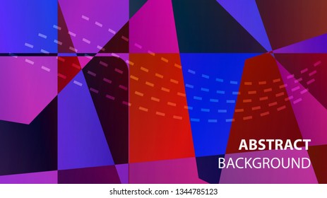 modern geometric abstract background - Vector