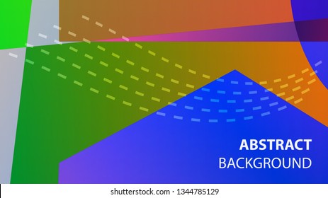 modern geometric abstract background - Vector
