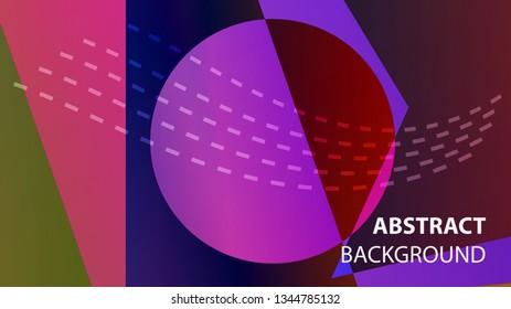 modern geometric abstract background - Vector