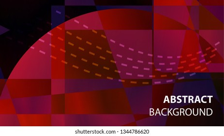 modern geometric abstract background - Vector