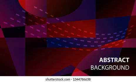 modern geometric abstract background - Vector