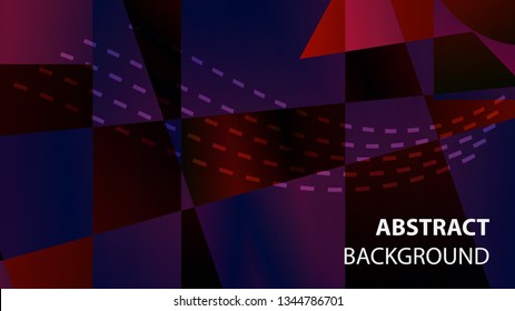 modern geometric abstract background - Vector