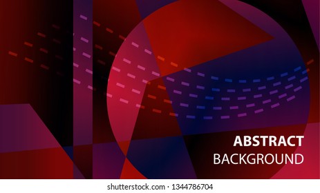 modern geometric abstract background - Vector