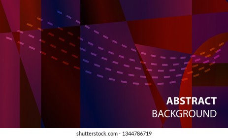 modern geometric abstract background - Vector
