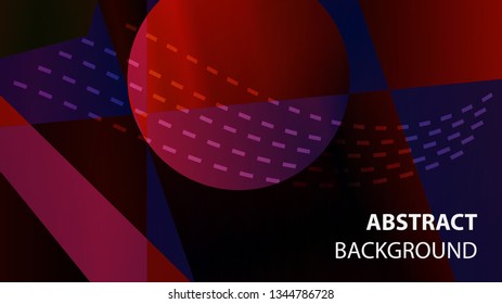 modern geometric abstract background - Vector