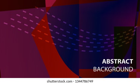 modern geometric abstract background - Vector