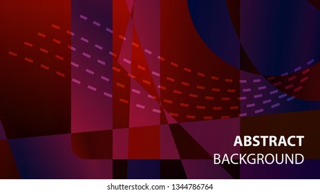 modern geometric abstract background - Vector