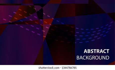 modern geometric abstract background - Vector