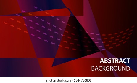 modern geometric abstract background - Vector