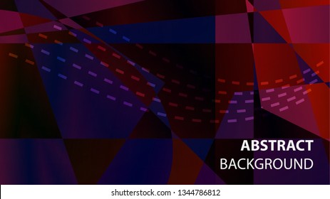 modern geometric abstract background - Vector