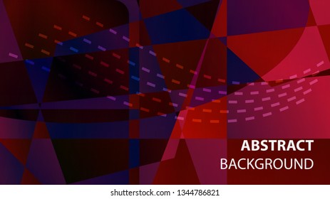 modern geometric abstract background - Vector