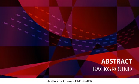 modern geometric abstract background - Vector