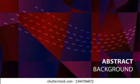 modern geometric abstract background - Vector