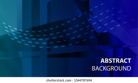 modern geometric abstract background - Vector