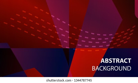 modern geometric abstract background - Vector