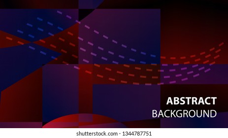 modern geometric abstract background - Vector