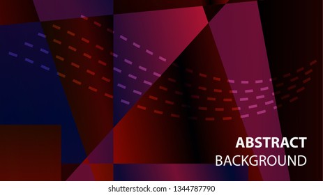 modern geometric abstract background - Vector