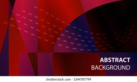 modern geometric abstract background - Vector