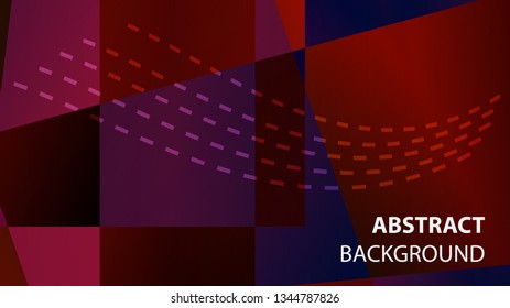 modern geometric abstract background - Vector