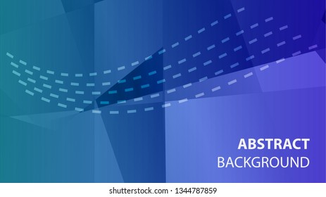 modern geometric abstract background - Vector