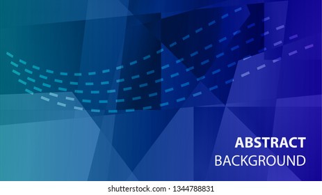 modern geometric abstract background - Vector