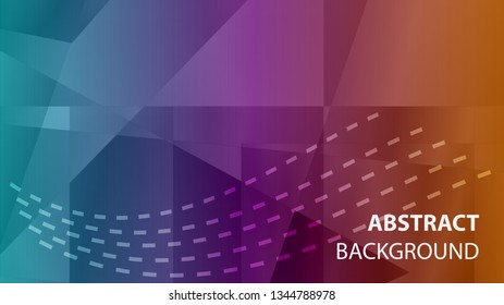 modern geometric abstract background - Vector