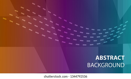 modern geometric abstract background - Vector