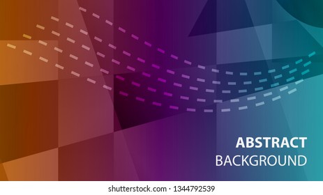 modern geometric abstract background - Vector