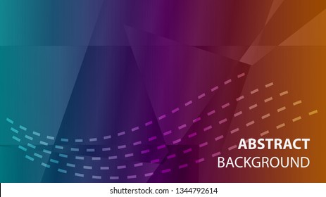 modern geometric abstract background - Vector