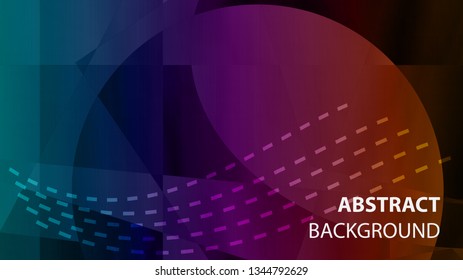 modern geometric abstract background - Vector