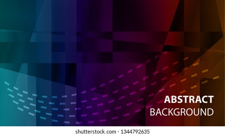 modern geometric abstract background - Vector