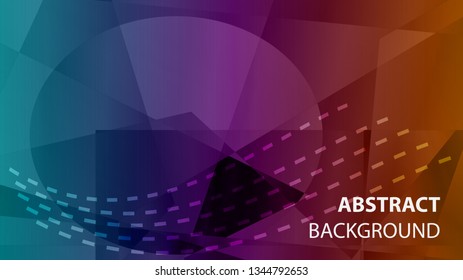 modern geometric abstract background - Vector