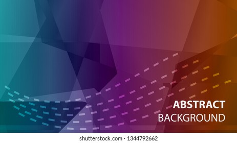 modern geometric abstract background - Vector