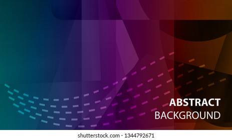 modern geometric abstract background - Vector