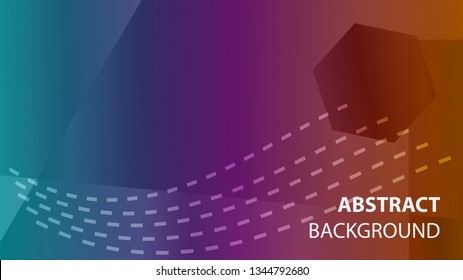 modern geometric abstract background - Vector